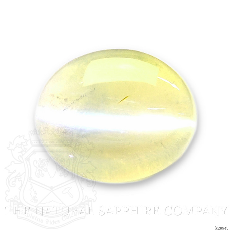 1.80 Ct. Greenish Yellow Cabochon Chrysoberyl from Tanzania