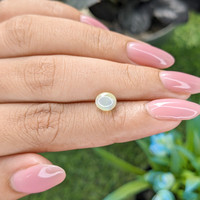 1.72 Ct. Greenish Yellow Cabochon Chrysoberyl from Tanzania Life Style