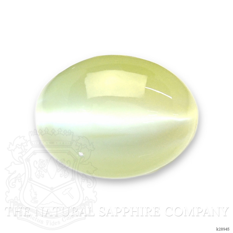 1.82 Ct. Greenish Yellow Cabochon Chrysoberyl from Tanzania