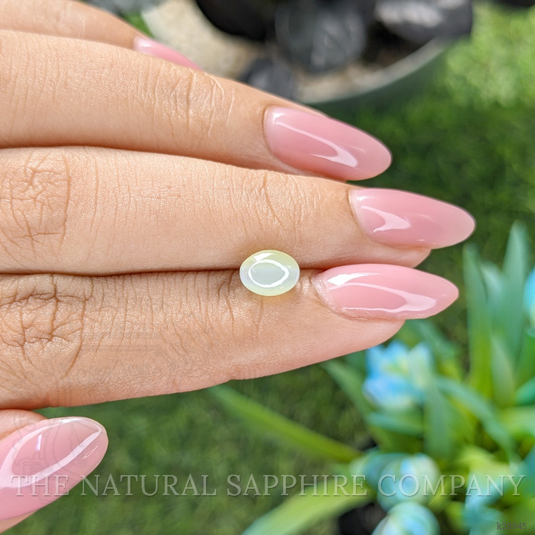 1.82 Ct. Greenish Yellow Cabochon Chrysoberyl from Tanzania
