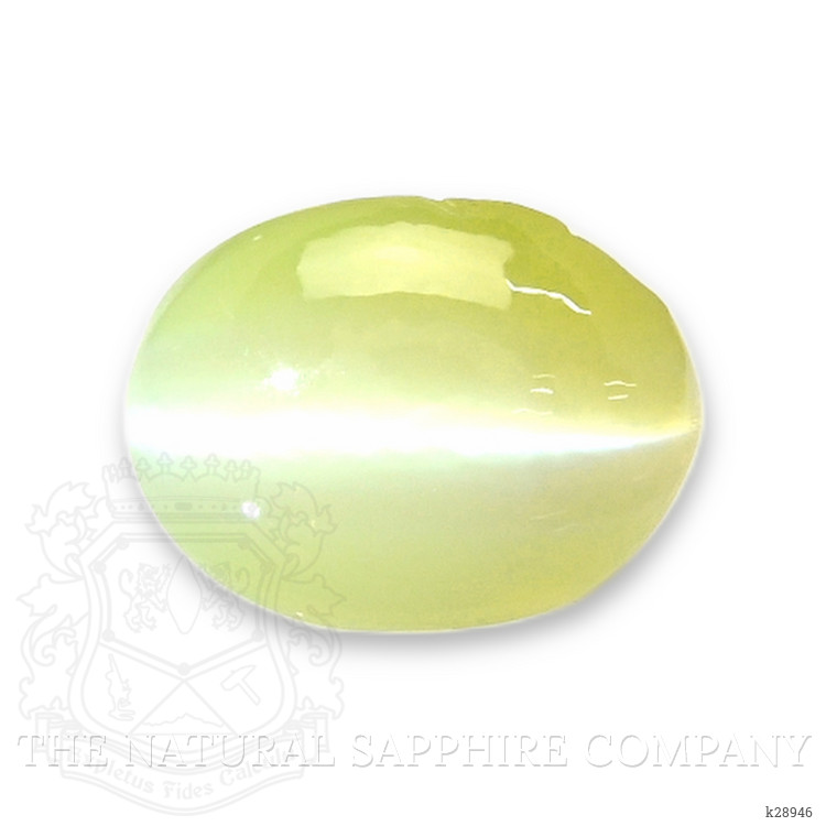 1.43 Ct. Greenish Yellow Cabochon Chrysoberyl from Tanzania