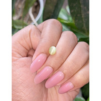 1.43 Ct. Greenish Yellow Cabochon Chrysoberyl from Tanzania Life Style