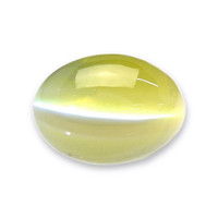 1.77 Ct. Greenish Yellow Cabochon Chrysoberyl from Tanzania Video