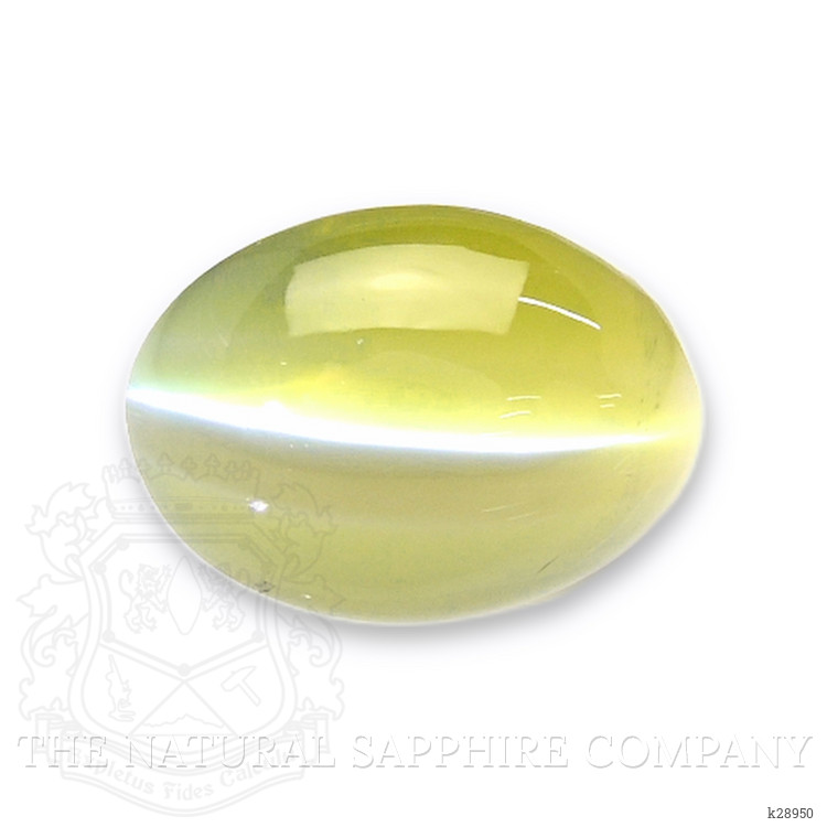 1.77 Ct. Greenish Yellow Cabochon Chrysoberyl from Tanzania