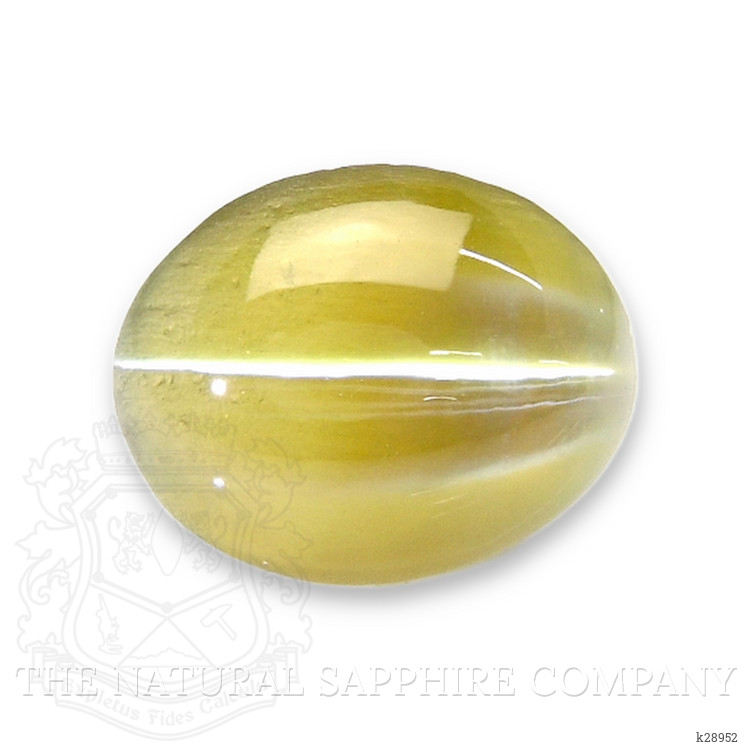 1.76 Ct. Greenish Yellow Cabochon Chrysoberyl from Tanzania