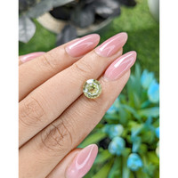 2.84 Ct. Yellowish Green Chrysoberyl from Tanzania Life Style