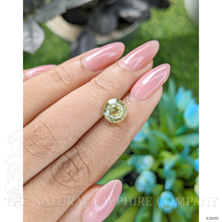 2.84 Ct. Yellowish Green Chrysoberyl from Tanzania