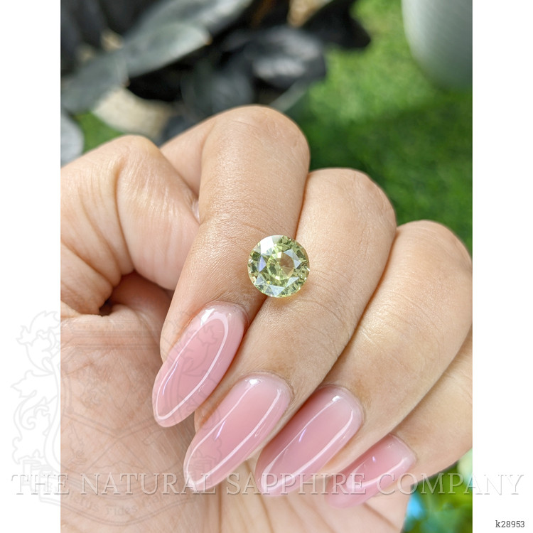 2.84 Ct. Yellowish Green Chrysoberyl from Tanzania