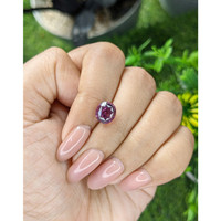 3.10 Ct. Pinkish Purple Garnet from Tanzania Life Style