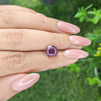 3.10 Ct. Pinkish Purple Garnet from Tanzania Life Style