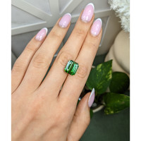 10.91 Ct. Green Tourmaline from Africa Life Style