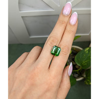 10.91 Ct. Green Tourmaline from Africa Life Style