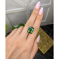 17.11 Ct. Green Tourmaline from Africa Life Style