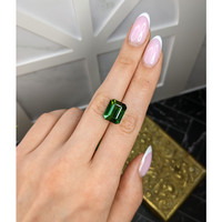 10.65 Ct. Green Tourmaline from Africa Life Style