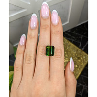 10.65 Ct. Green Tourmaline from Africa Life Style