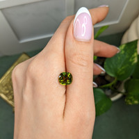 3.32 Ct. Yellowish Green Tourmaline from Africa Life Style