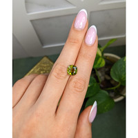 3.32 Ct. Yellowish Green Tourmaline from Africa Life Style