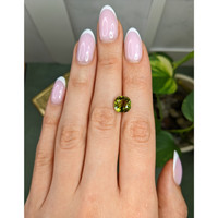 3.32 Ct. Yellowish Green Tourmaline from Africa Life Style