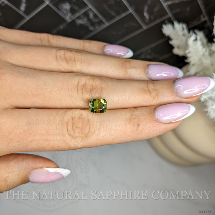 3.11 Ct. Yellowish Green Tourmaline from Africa
