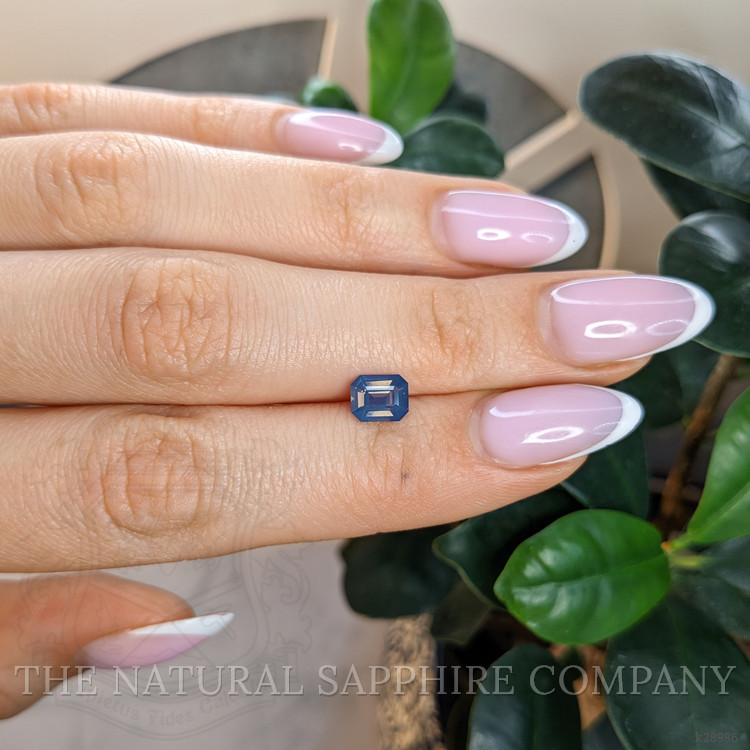 1.27 Ct. Greyish Blue Spinel from Tanzania