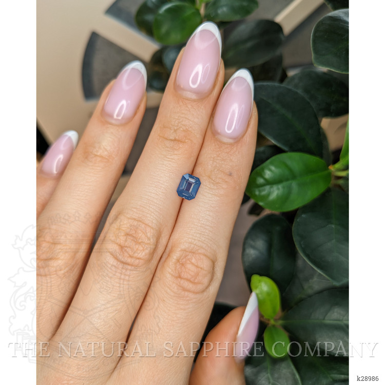 1.27 Ct. Greyish Blue Spinel from Tanzania