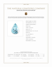 1.51 Ct. Blue Aquamarine from Mozambique Scan Report