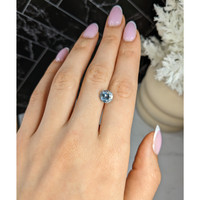 2.20 Ct. Blue Aquamarine from Mozambique Life Style