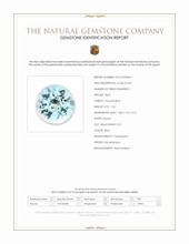 1.52 Ct. Blue Aquamarine from Mozambique Scan Report