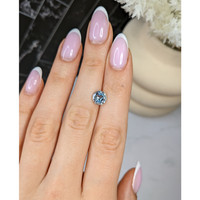 1.52 Ct. Blue Aquamarine from Mozambique Life Style