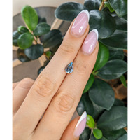 0.92 Ct. Blue Aquamarine from Mozambique Life Style