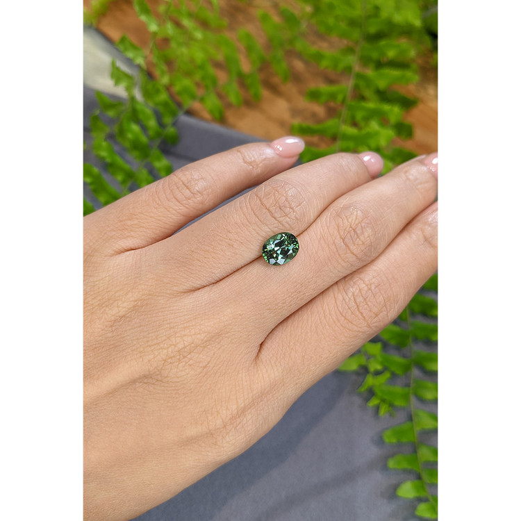 1.96 Ct. Bluish Green Tourmaline from Brazil