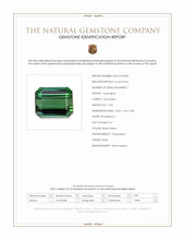 3.96 Ct. Bluish Green Tourmaline from Brazil Scan Report