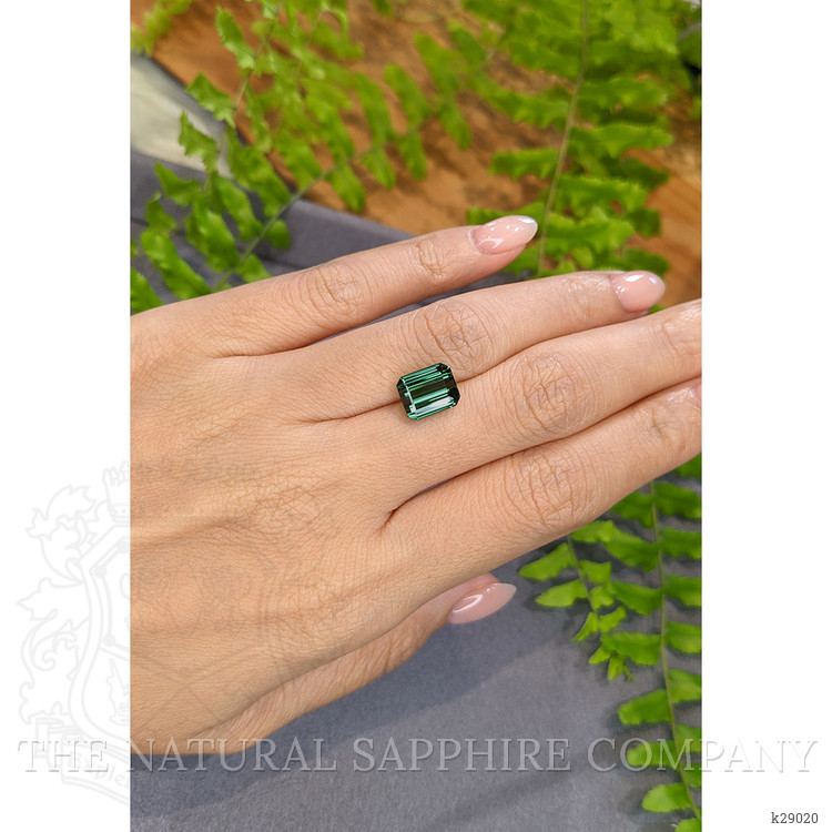 3.96 Ct. Bluish Green Tourmaline from Brazil