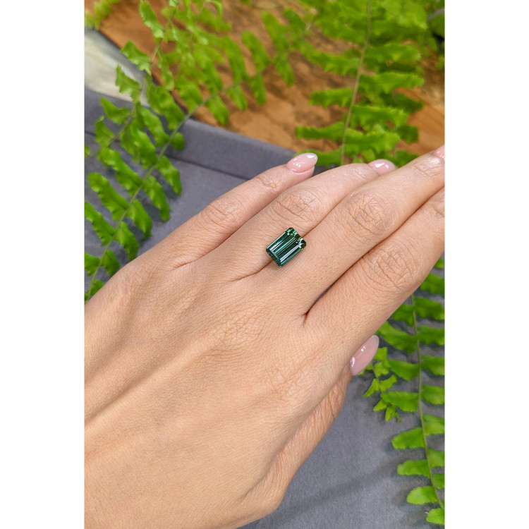 3.52 Ct. Bluish Green Tourmaline from Brazil