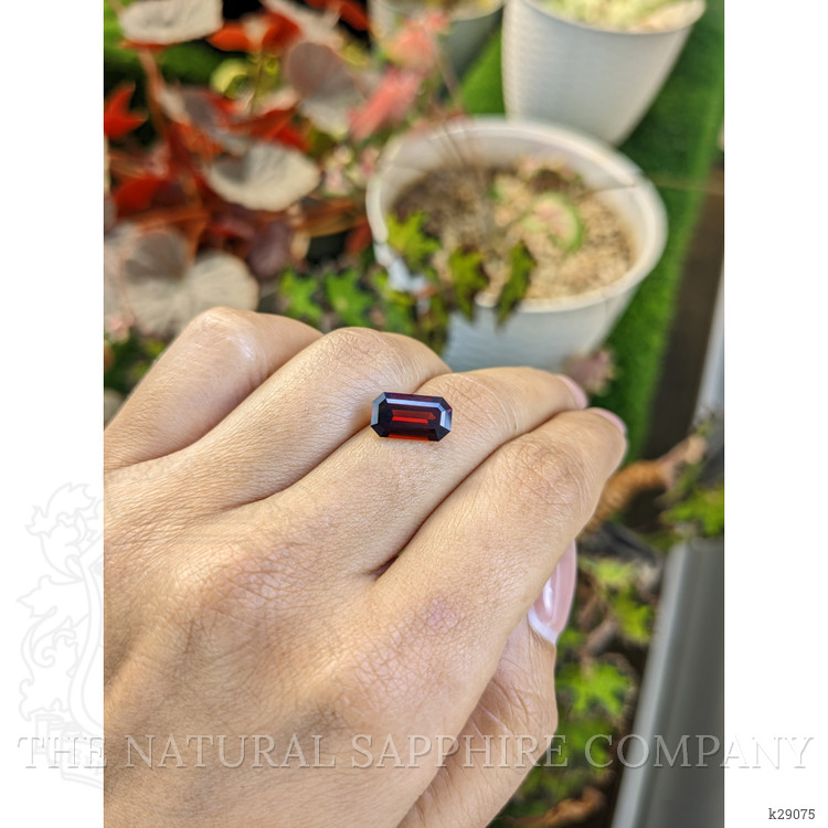 2.95 Ct. Red Garnet from Ceylon (Sri Lanka)