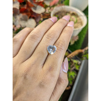 2.42 Ct. White Quartz from Madagascar Life Style