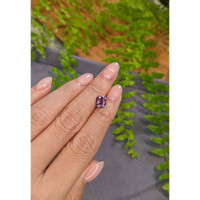 1.71 Ct. Pinkish Purple Spinel from Ceylon (Sri Lanka) Life Style