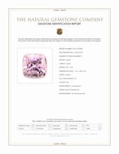2.23 Ct. Pink Spinel from Burma (Myanmar) Scan Report