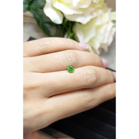 0.65 Ct. Demantoid Garnet from Russia Life Style