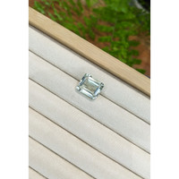 8.84 Ct. Mint Green Prasiolite from Madagascar Life Style