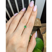 0.71 Ct. Tsavorite Garnet from Tanzania Life Style