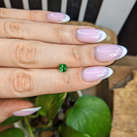0.71 Ct. Tsavorite Garnet from Tanzania Life Style