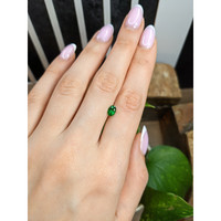 0.89 Ct. Tsavorite Garnet from Tanzania Life Style