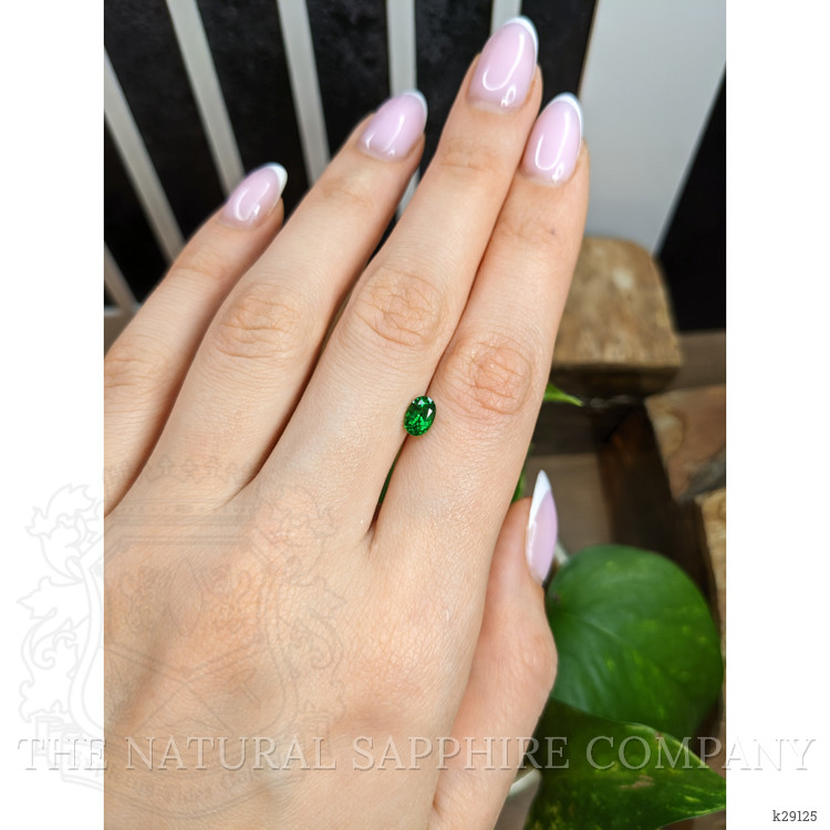 0.89 Ct. Tsavorite Garnet from Tanzania