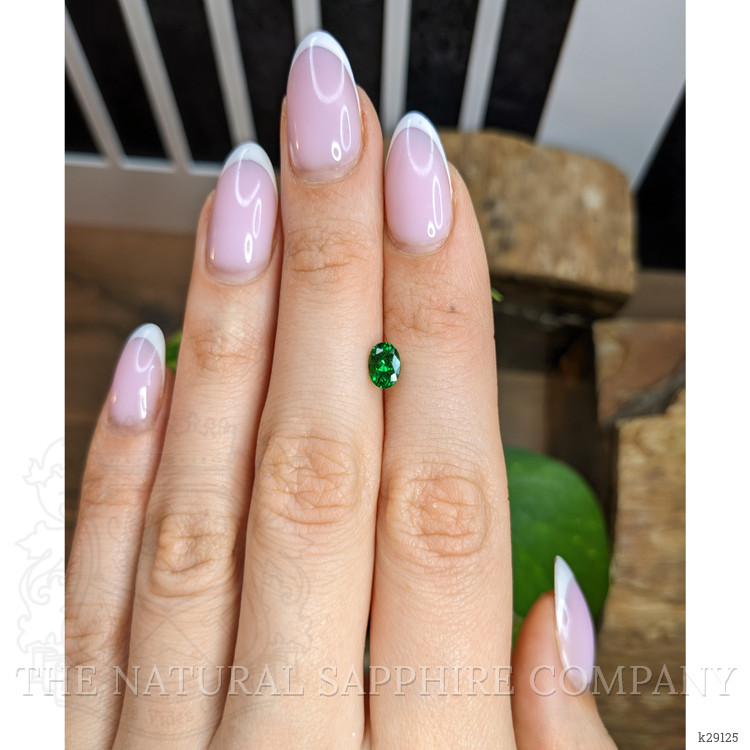0.89 Ct. Tsavorite Garnet from Tanzania