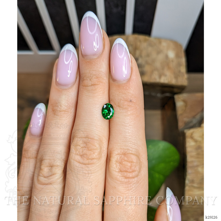 0.97 Ct. Tsavorite Garnet from Tanzania