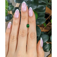 1.16 Ct. Tsavorite Garnet from Tanzania Life Style