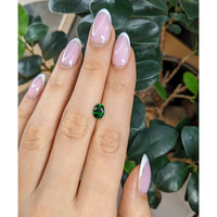 1.38 Ct. Tsavorite Garnet from Tanzania Life Style