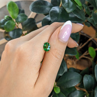 2.05 Ct. Tsavorite Garnet from Tanzania Life Style