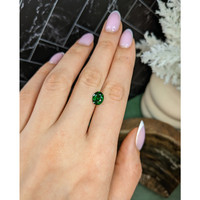 2.07 Ct. Tsavorite Garnet from Tanzania Life Style